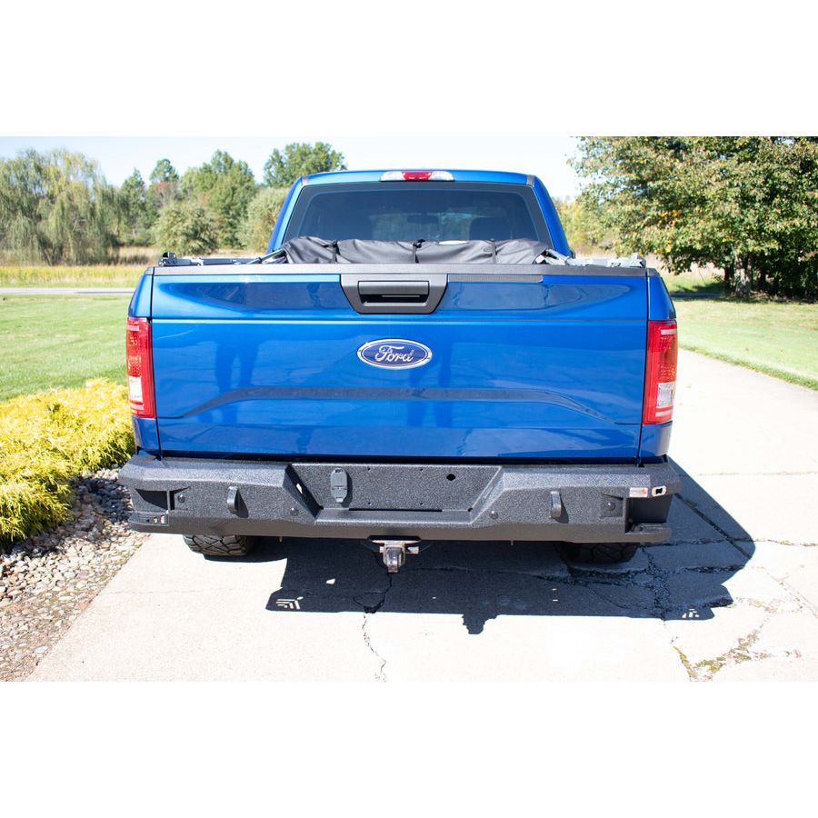 FISHBONE OFFROAD | 15-C F150 Pelican Rear Bumper Black Powder Coat Steel | FB22364