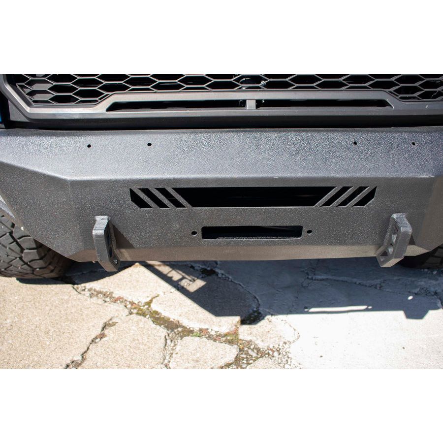 FISHBONE OFFROAD | 15-17 F150 Pelican Front Winch Bumper Black Powder Coat 3/16 Steel | FB22365