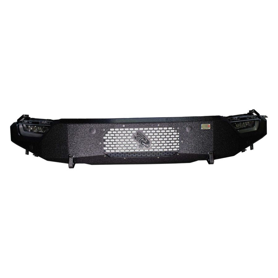 FISHBONE OFFROAD | 21-23 F150 (Excl Raptor & Tremor) Pelican Front Bumper 2-Stage Black Texture Powder Coat Steel | FB22366