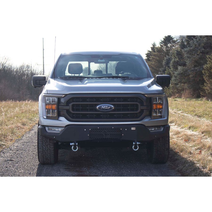FISHBONE OFFROAD | 21-23 F150 (Excl Raptor & Tremor) Pelican Front Bumper 2-Stage Black Texture Powder Coat Steel | FB22366