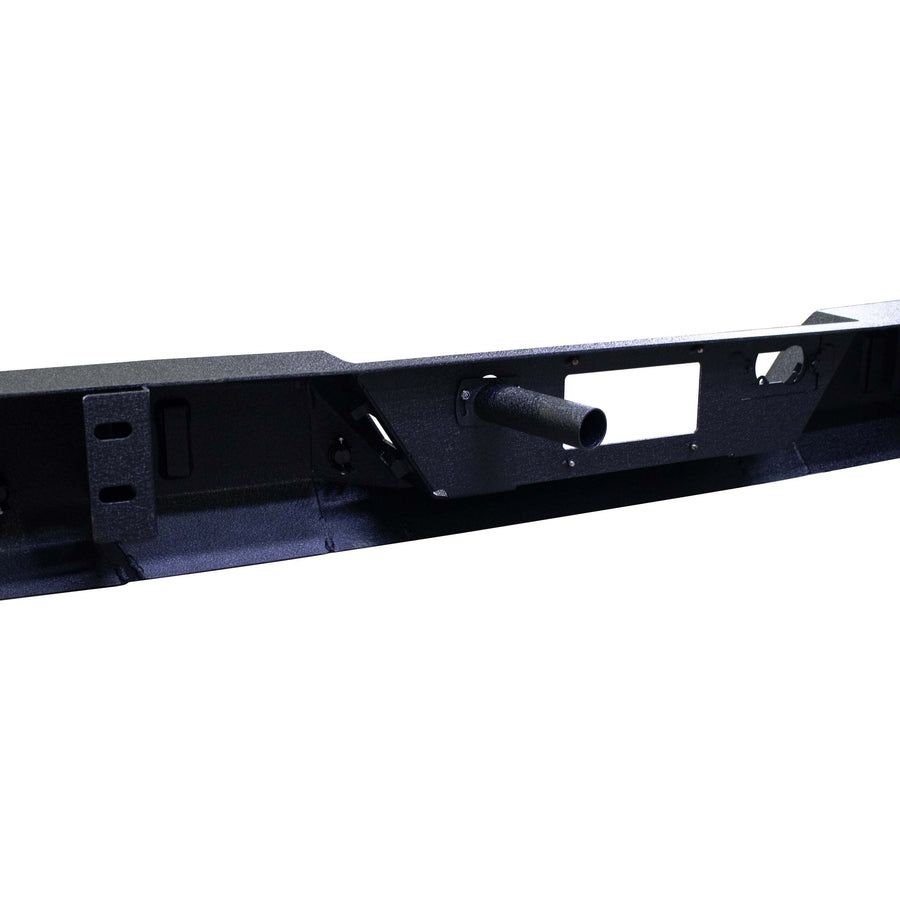 FISHBONE OFFROAD | 07-13 Silverado/Sierra 1500 Rear Bumper Black Powder Coat Cold-Rolled Steel | FB22367