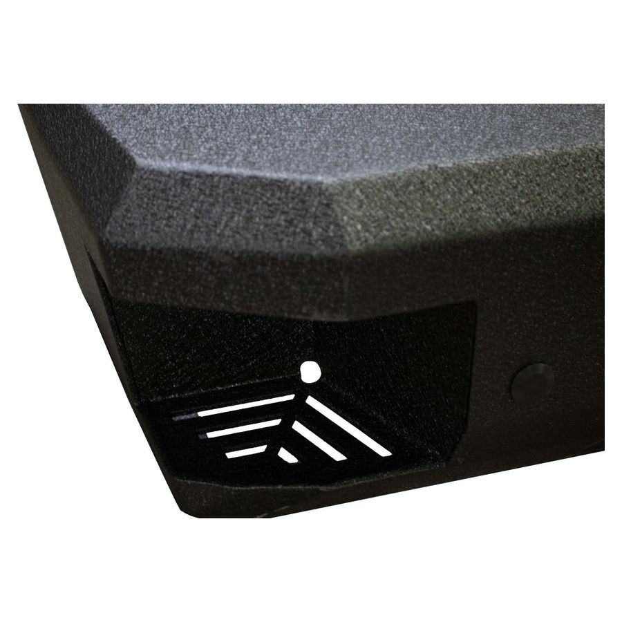 FISHBONE OFFROAD | 07-13 Silverado/Sierra 1500 Rear Bumper Black Powder Coat Cold-Rolled Steel | FB22367