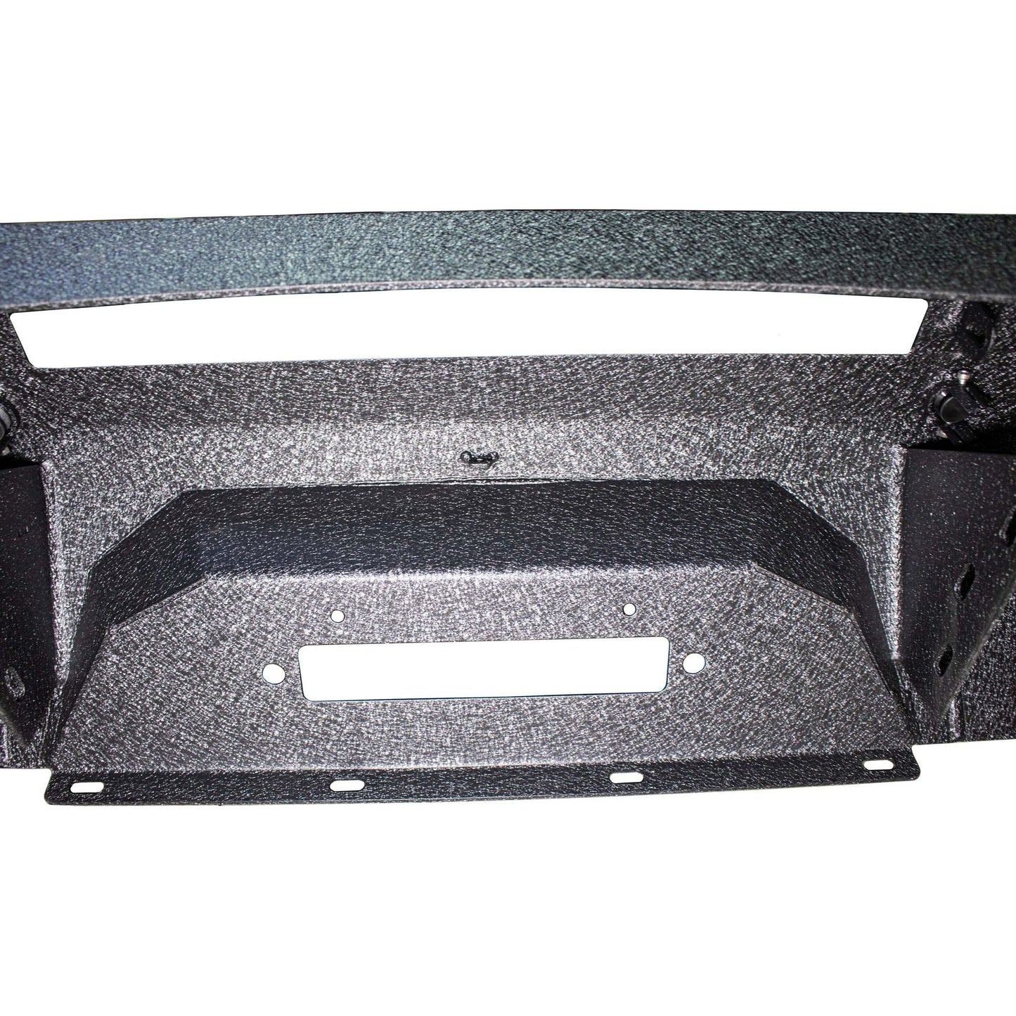 FISHBONE OFFROAD | 19-21 Silverado 1500 Rockfish Winch Bumper 2-Stage Black Textured Powder Coat 1/8In Steel | FB22389