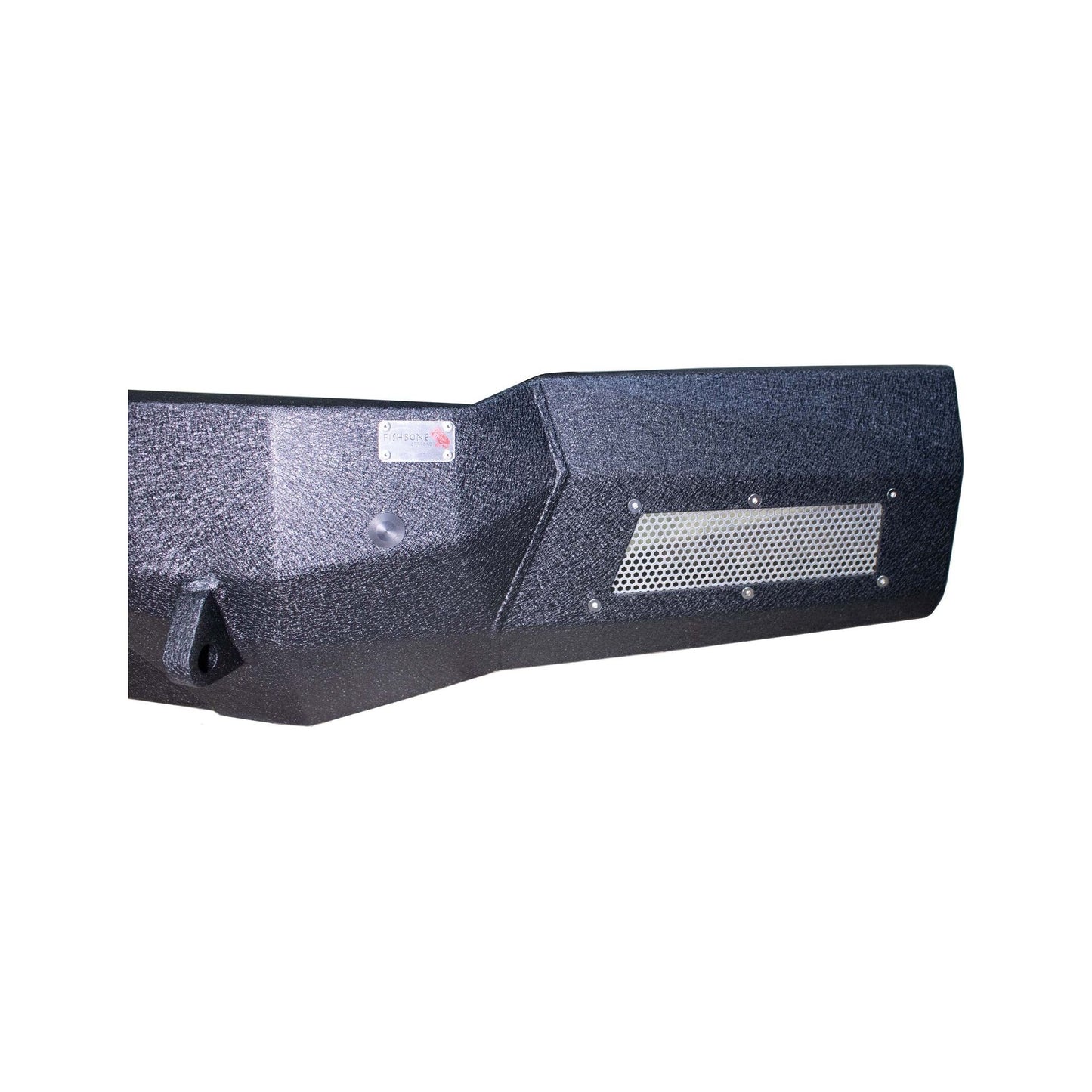 FISHBONE OFFROAD | 19-21 Silverado 1500 Rockfish Winch Bumper 2-Stage Black Textured Powder Coat 1/8In Steel | FB22389