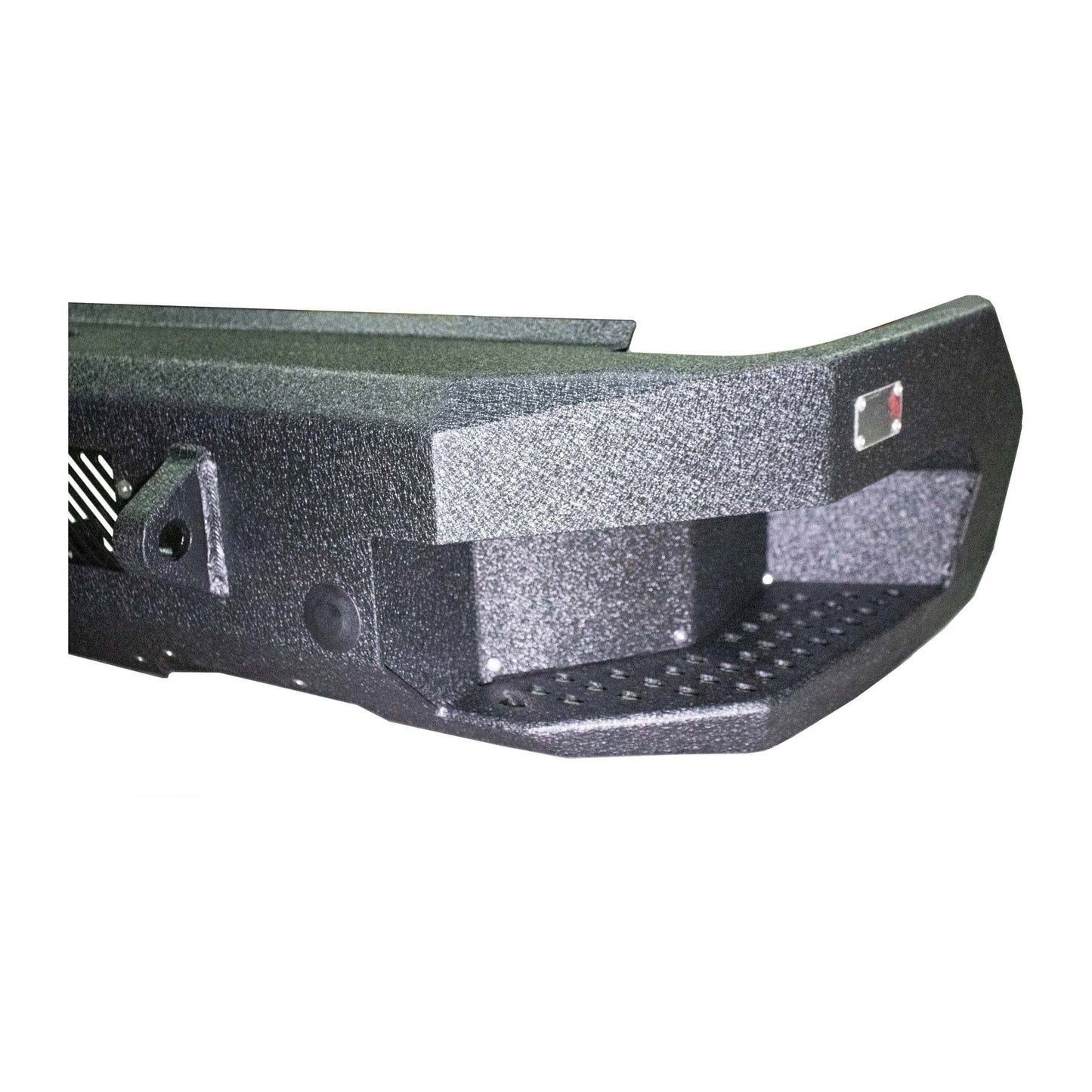 FISHBONE OFFROAD | 19-22 Silverado/Sierra 1500 Rockfish Rear Bumper Black Textured 2-Stage Powder Coat 1/8In Steel | FB22394