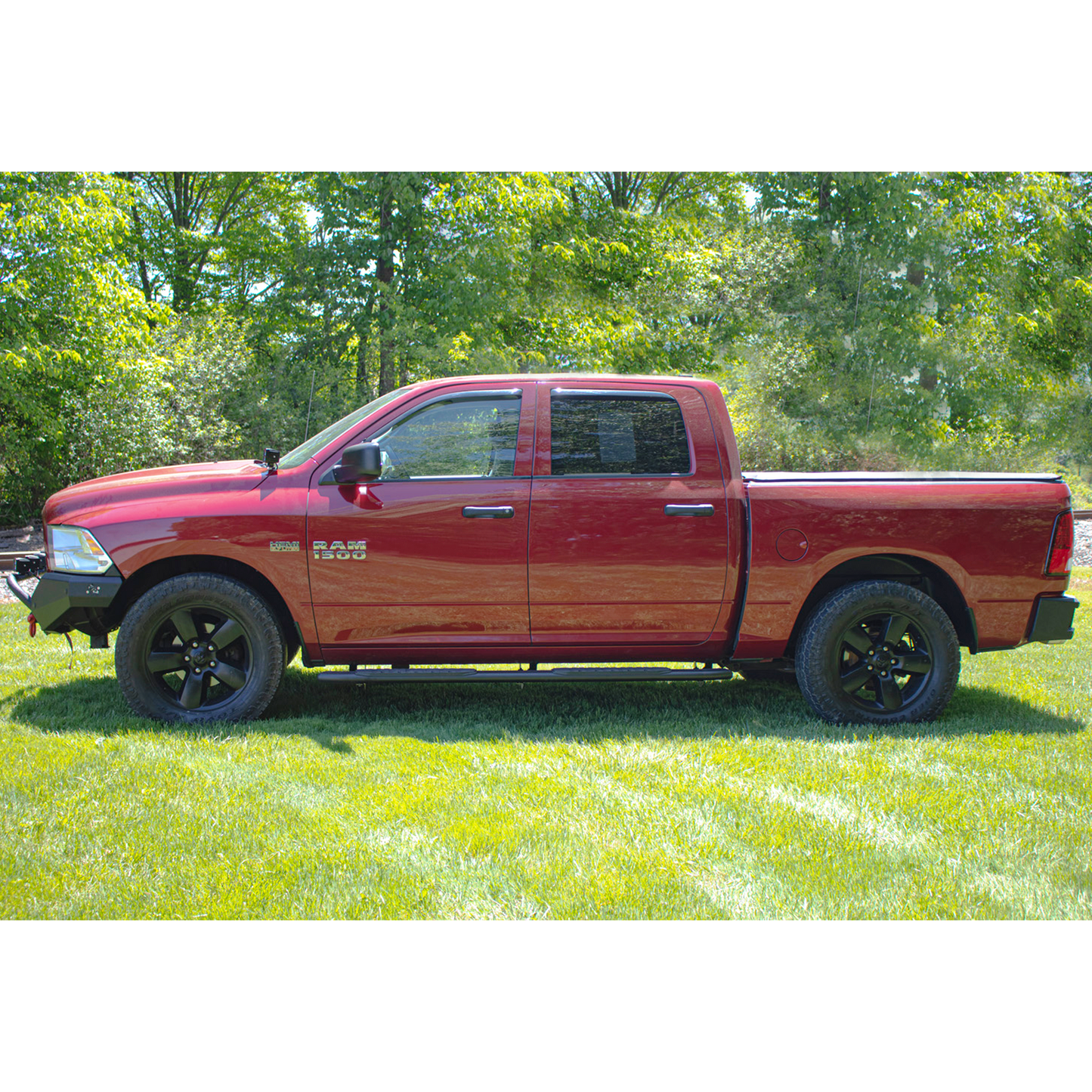 FISHBONE OFFROAD | 13-C Ram 1500 Classic Front Bumper Black Textured 2-Stage Powder Coat 1/8In Steel | FB22397