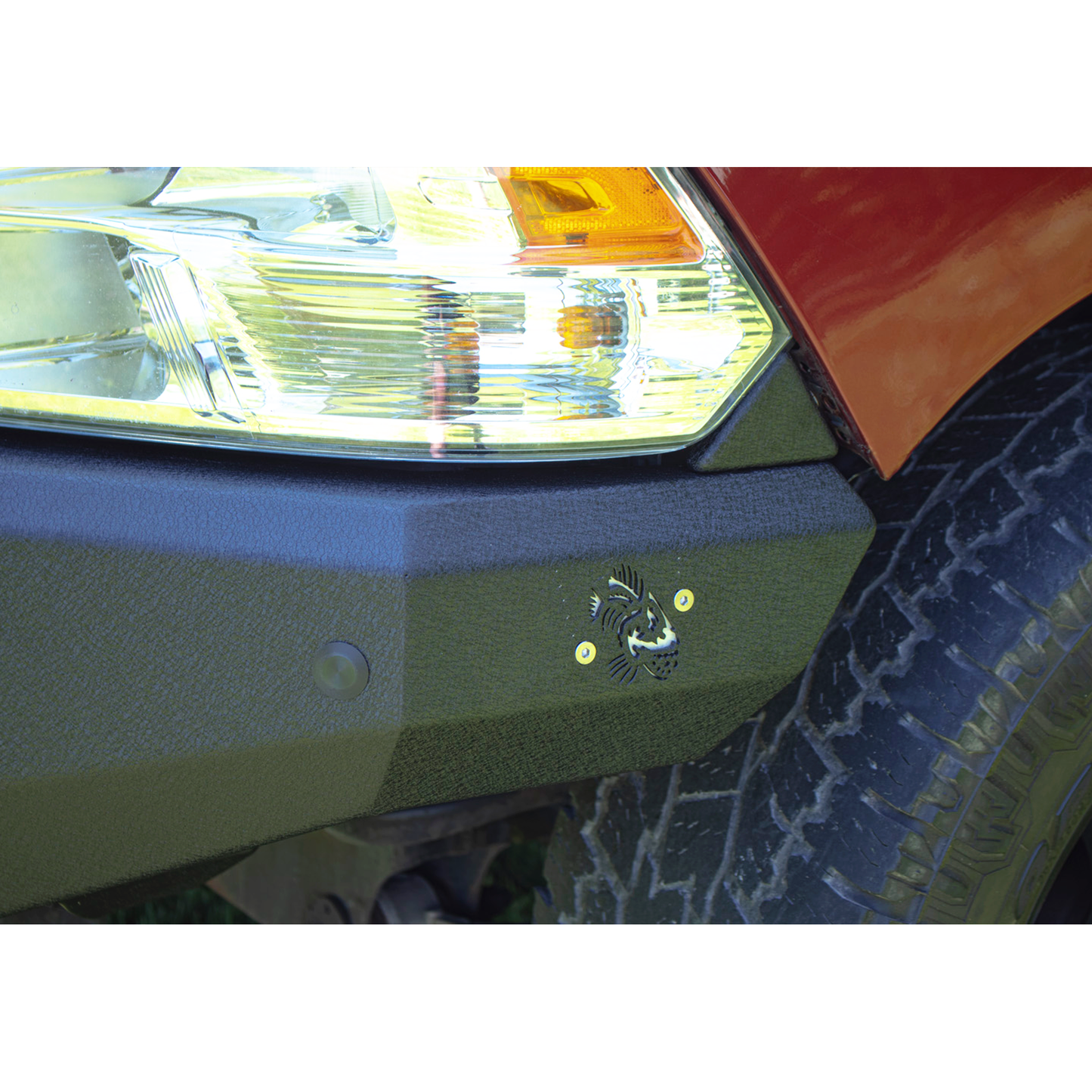 FISHBONE OFFROAD | 13-C Ram 1500 Classic Front Bumper Black Textured 2-Stage Powder Coat 1/8In Steel | FB22397