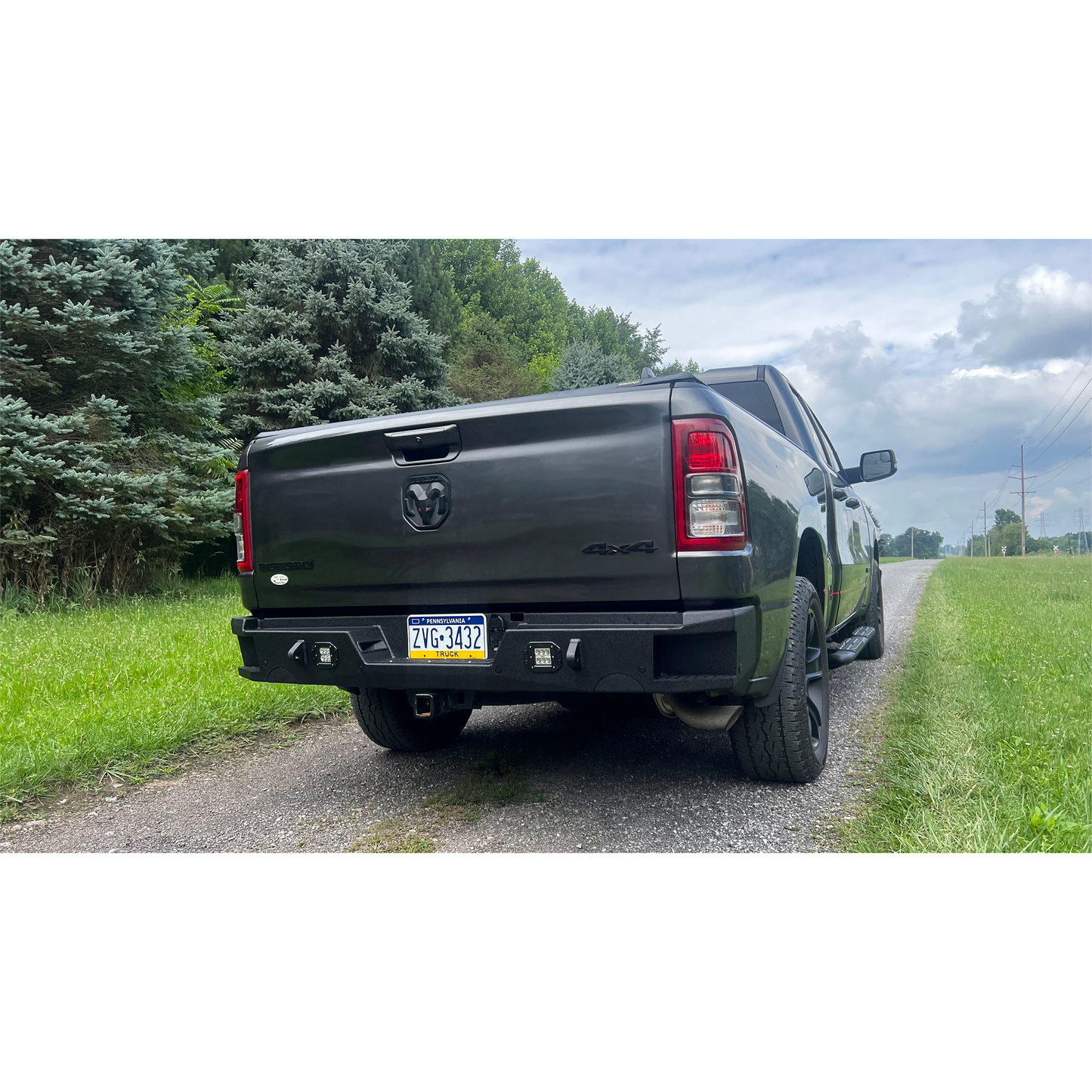 FISHBONE OFFROAD | 19-23 Ram 1500 Pike Rear Bumper | FB22399