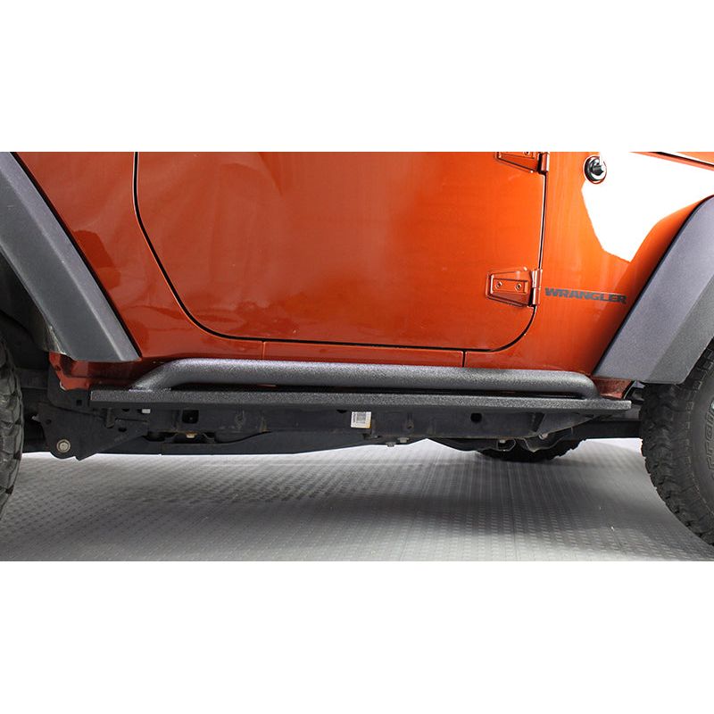 FISHBONE OFFROAD | 07-18 Wrangler Rubicon (2-Doors) Rock Sliders Black Textured Powder Coat | FB23010