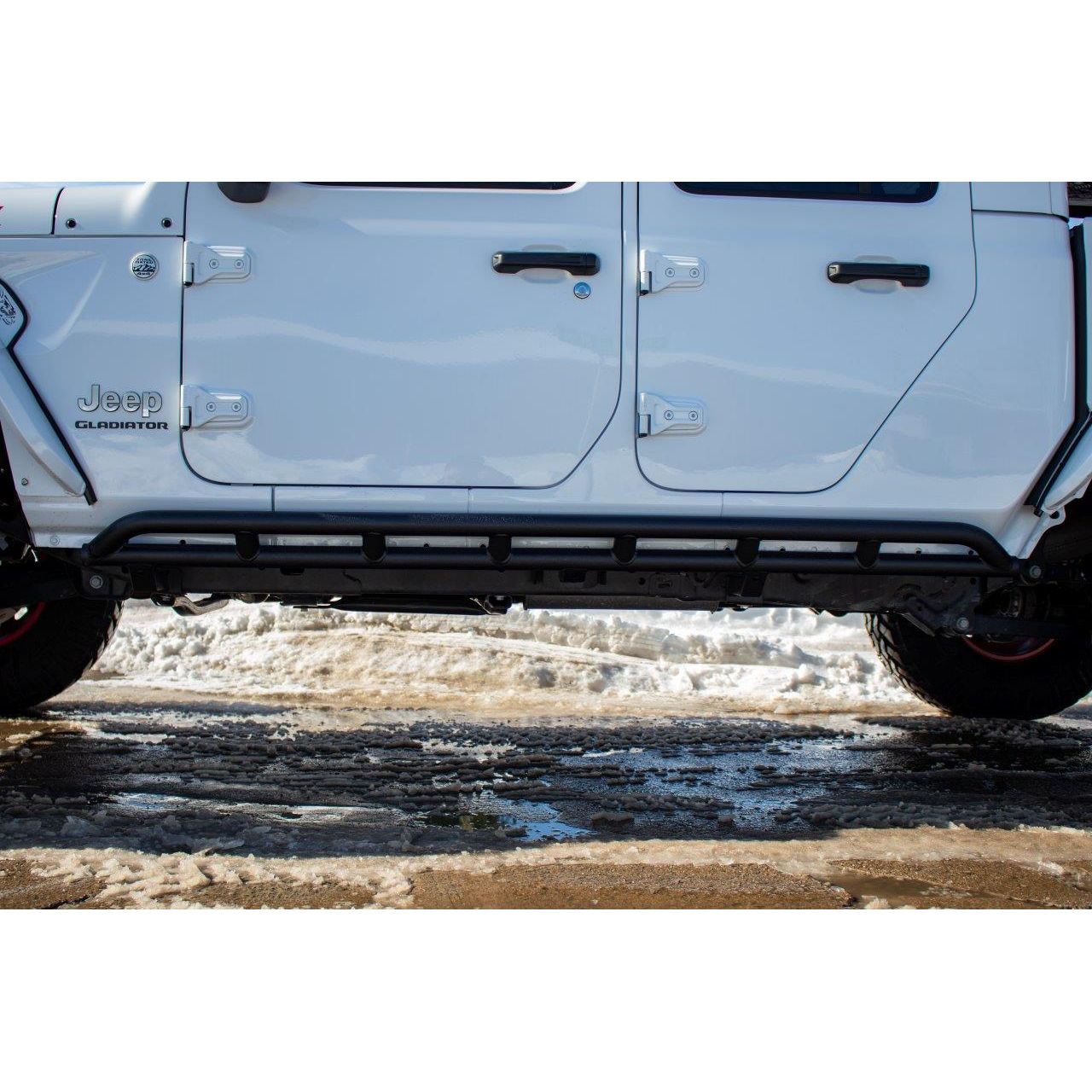 FISHBONE OFFROAD | 20-C Gladiator Rocker Guards Black Textured Powder Coat Steel | FB23142