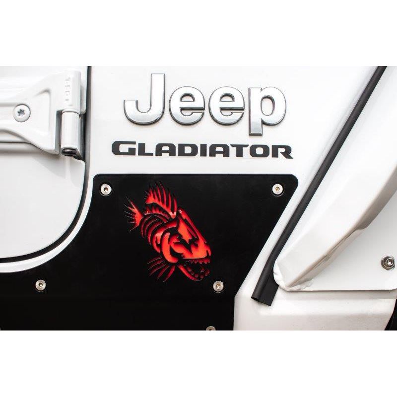 FISHBONE OFFROAD | 20-C Gladiator Scale Armor Gloss Black Powder Coat 3/16In Steel | FB23190