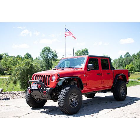 FISHBONE OFFROAD | 20-C Gladiator Rear Steel Tube Fenders Black Textured Powder Coat | FB23209R