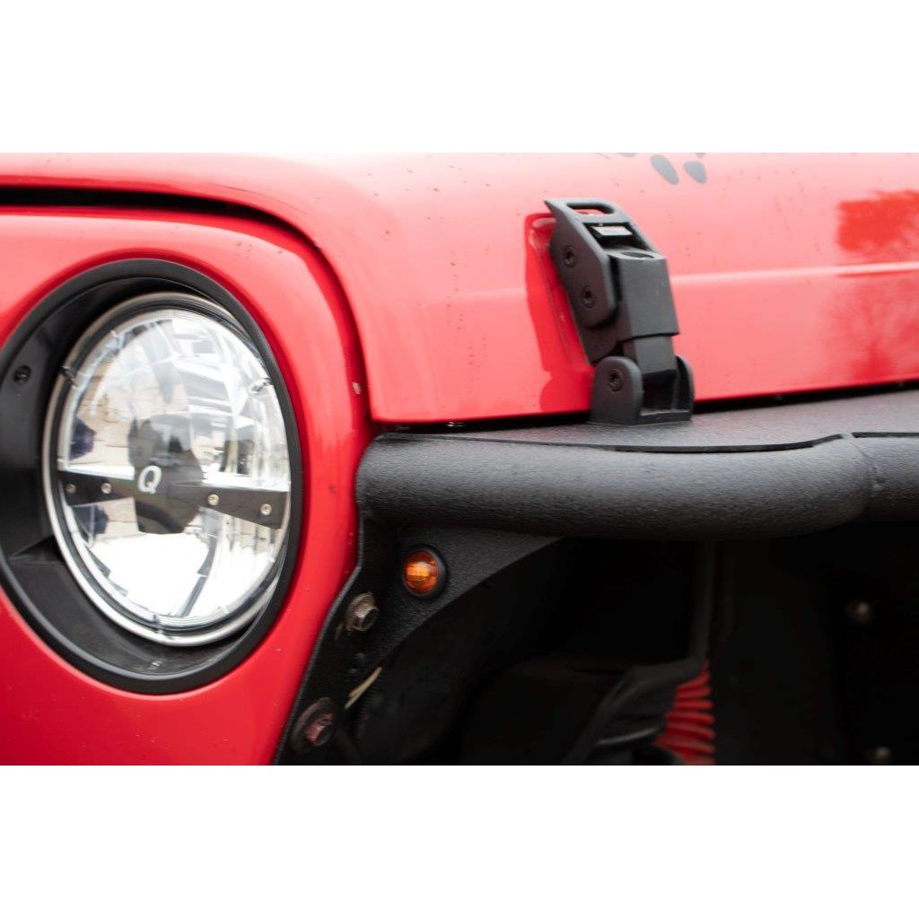 FISHBONE OFFROAD | 97-06 Wrangler Front Steel Tube Fenders Black Textured Powder Coat | FB23239