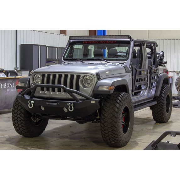 FISHBONE OFFROAD | 18-C Wrangler/20-C Gladiator Front And Rear Tube Doors Black Textured Powder Coat Steel | FB24086