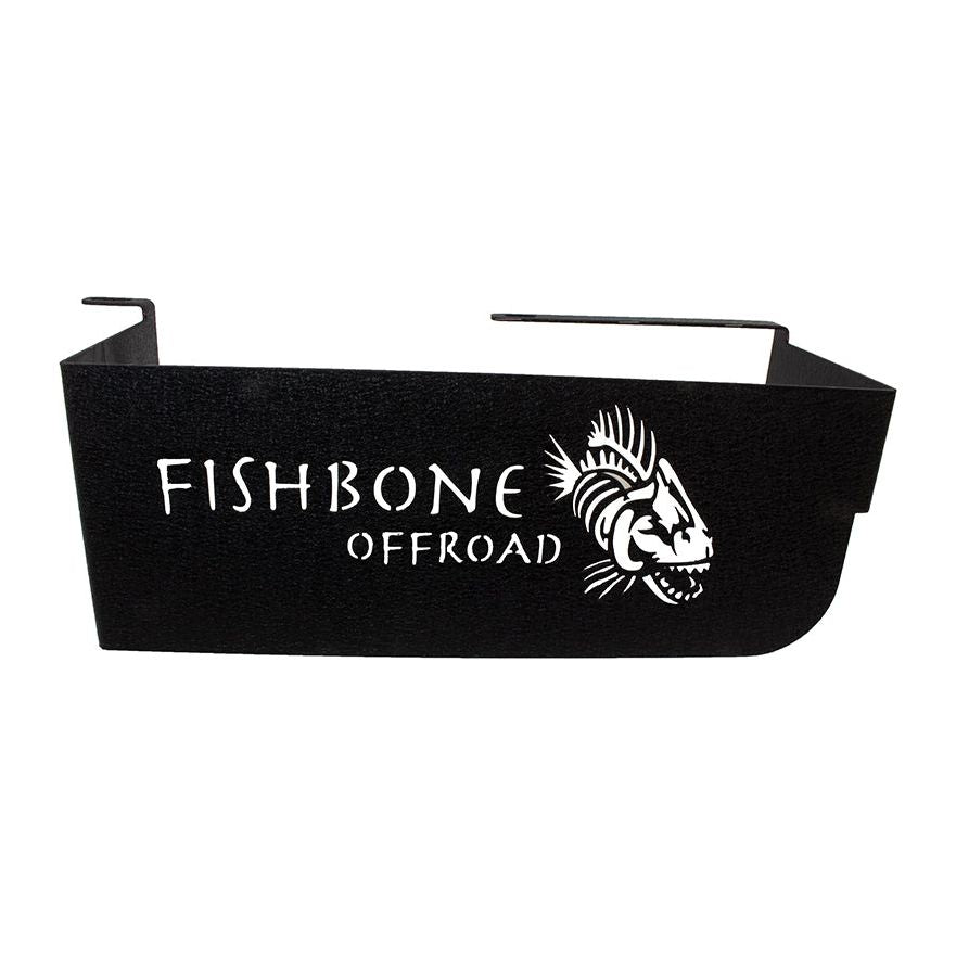 FISHBONE OFFROAD | 1997-06 Wrangler Fishbone Wheel Well Storage Bins Black Powder Coat | FB25103