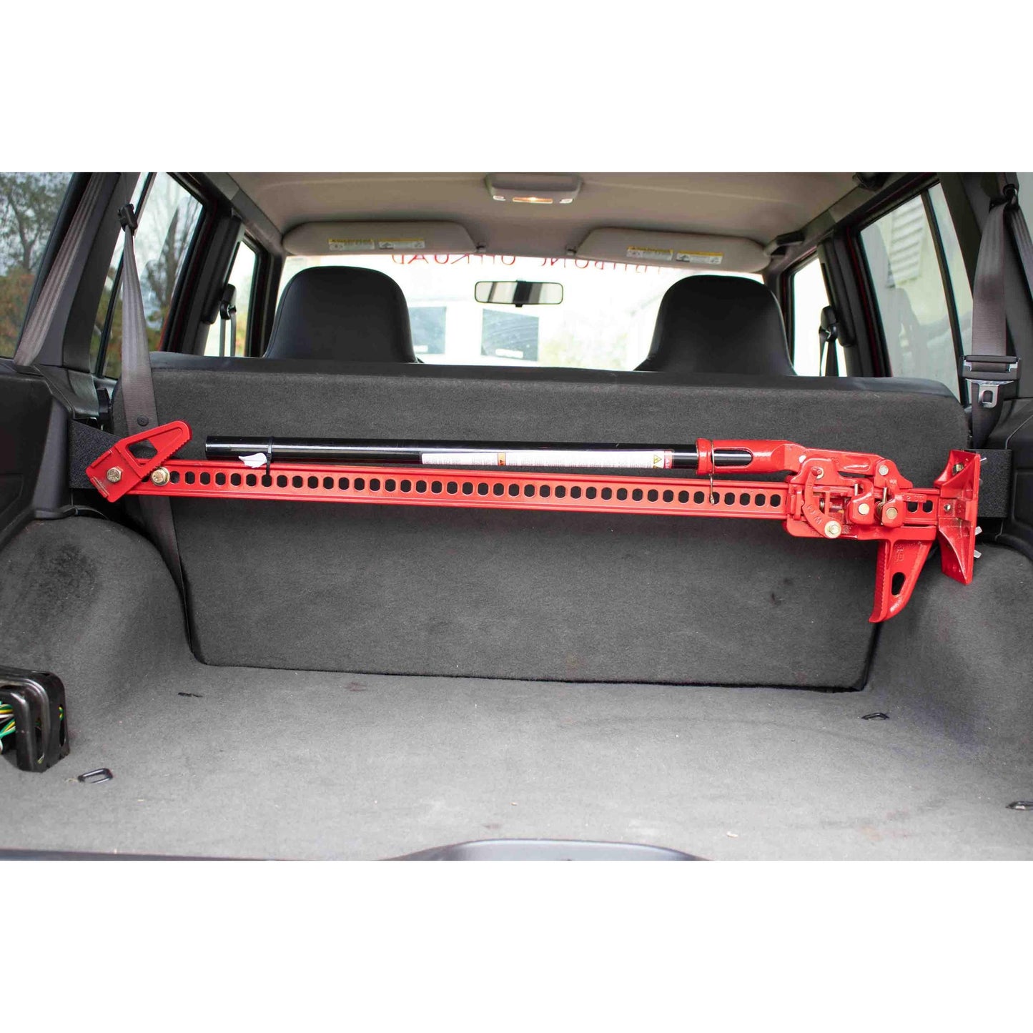 FISHBONE OFFROAD | 84-01 Cherokee Rear Seat Hi-Lift Jack Mount Black Textured Powder Coat | FB25314