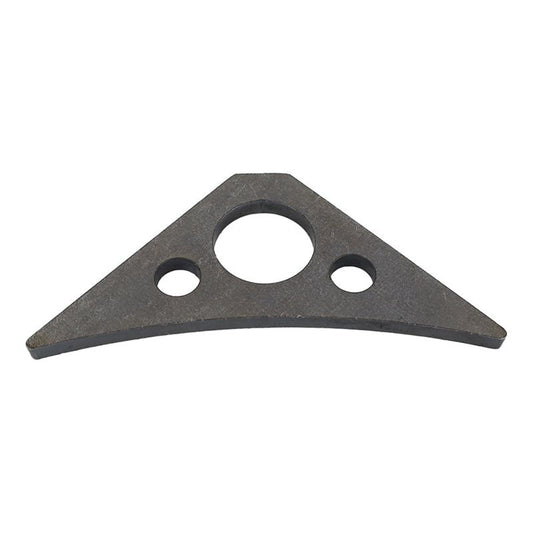 FISHBONE OFFROAD | 3 Hole Gusset 7 Gauge Bare Steel Sold Individually 2.75 In X 2.75 In | FB26055