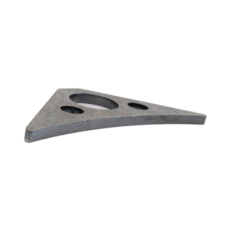 FISHBONE OFFROAD | 3 Hole Gusset 7 Gauge Bare Steel Sold Individually 2.75 In X 2.75 In | FB26055