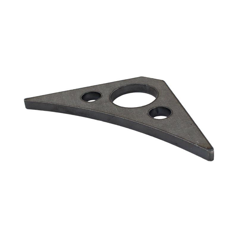 FISHBONE OFFROAD | 3 Hole Gusset 7 Gauge Bare Steel Sold Individually 2.75 In X 2.75 In | FB26055