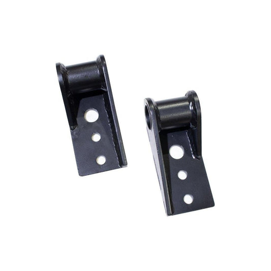 FISHBONE OFFROAD | 76-83 Wrangler/76-86 Wrangler Front Spring Shackle Hanger Black Powder Coat Steel | FB27224