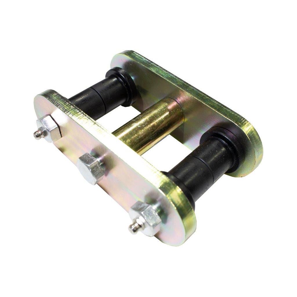 FISHBONE OFFROAD | 76-86 Wrangler Front Greasable Shackles Zinc Plated 3/8In Steel | FB27225