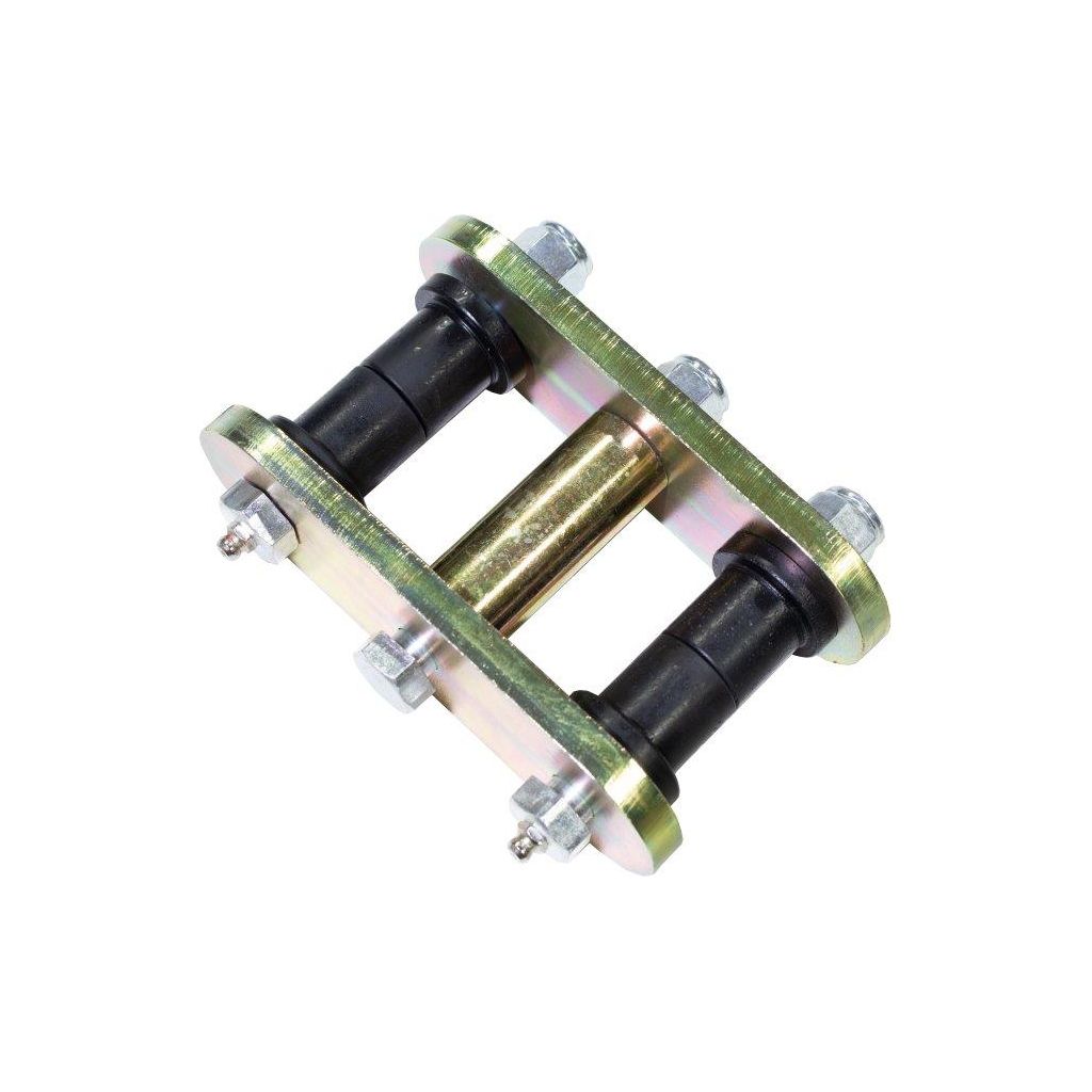 FISHBONE OFFROAD | 76-86 Wrangler Front Greasable Shackles Zinc Plated 3/8In Steel | FB27225