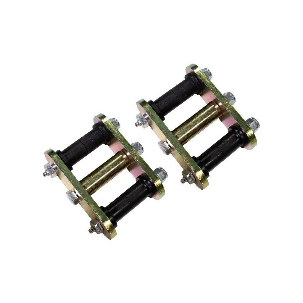 FISHBONE OFFROAD | 76-83 Wrangler/76-86 Wrangler/81-86 Scrambler Rear Greasable Shackles Zinc Plated 3/8In Steel | FB27226