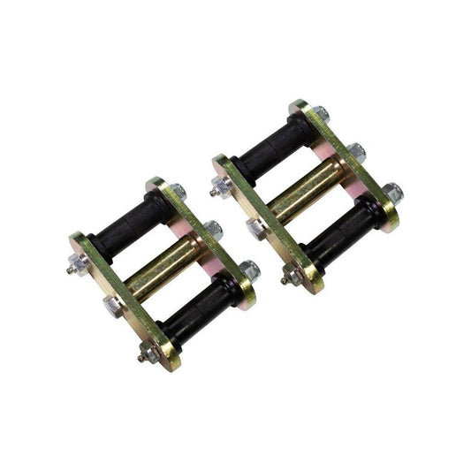 FISHBONE OFFROAD | 76-83 Wrangler/76-86 Wrangler/81-86 Scrambler Rear Greasable Shackles Zinc Plated 3/8In Steel | FB27226