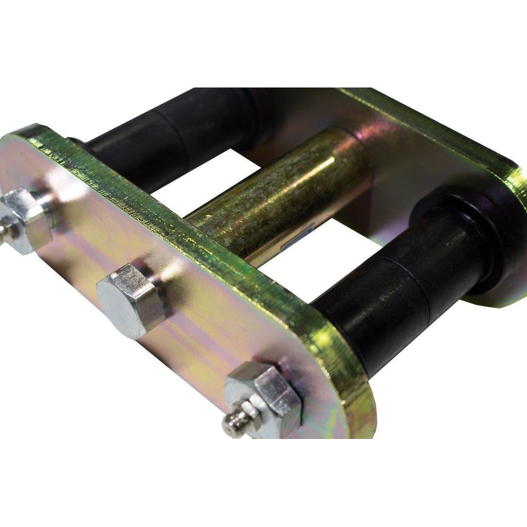 FISHBONE OFFROAD | 76-83 Wrangler/76-86 Wrangler/81-86 Scrambler Rear Greasable Shackles Zinc Plated 3/8In Steel | FB27226