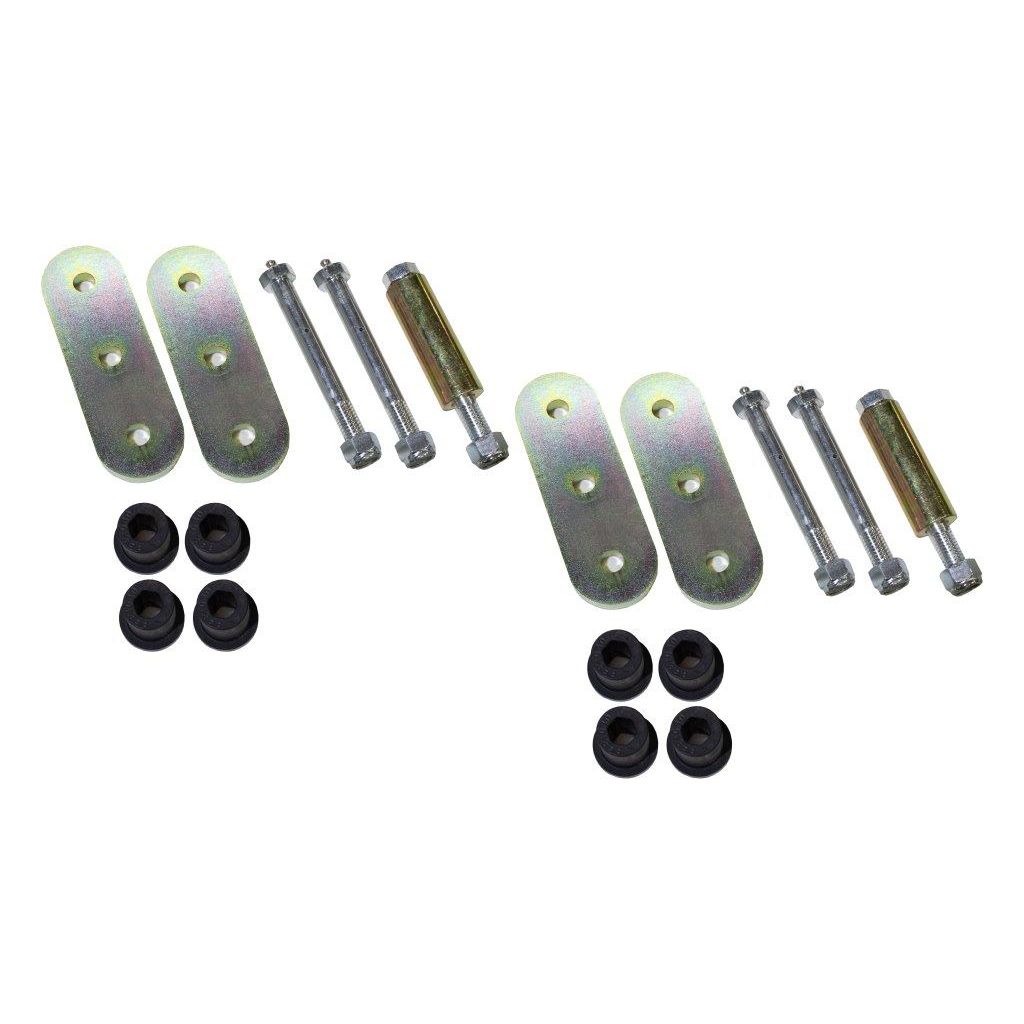 FISHBONE OFFROAD | 76-83 Wrangler/76-86 Wrangler/81-86 Scrambler Rear Greasable Shackles Zinc Plated 3/8In Steel | FB27226