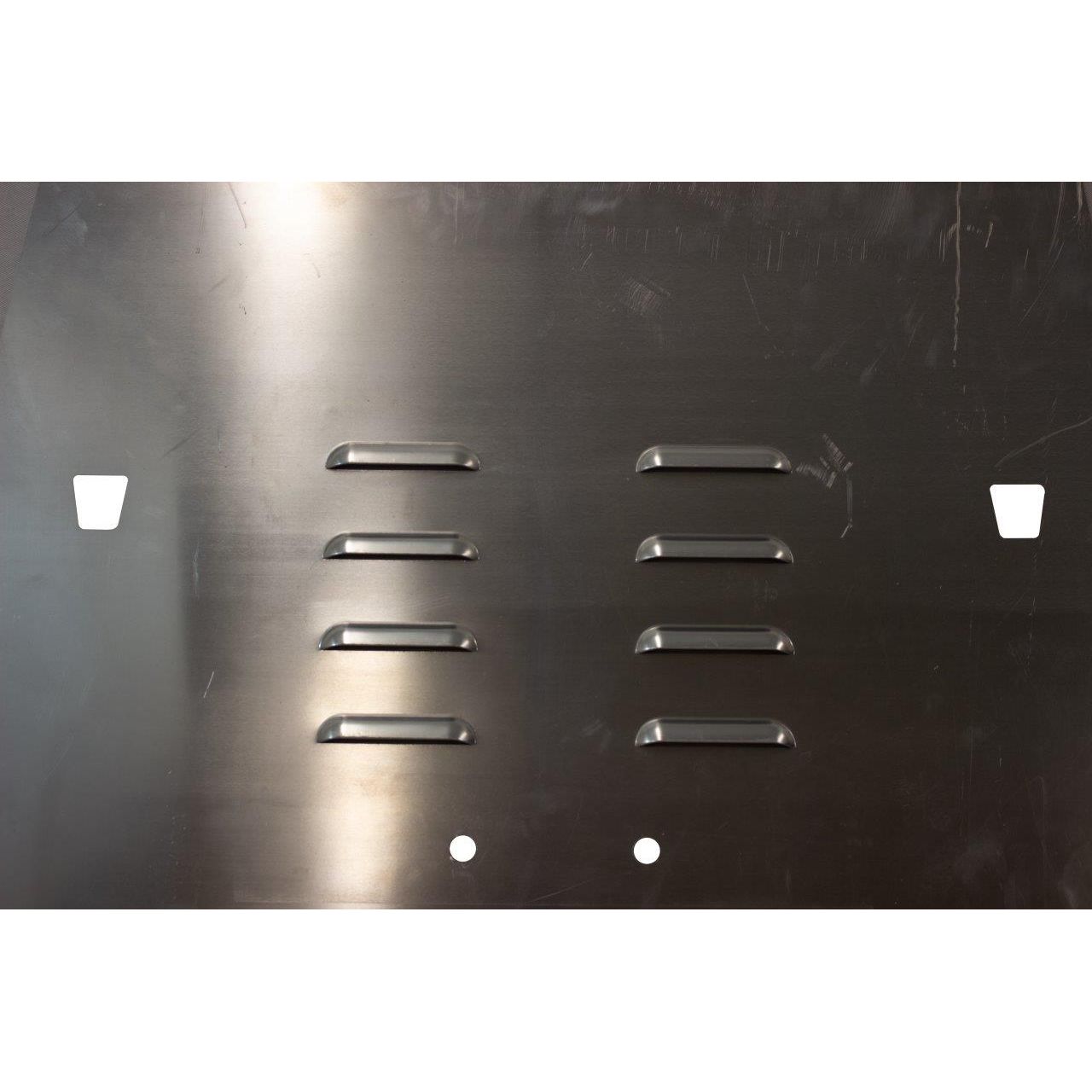 FISHBONE OFFROAD | 2013-18 Wrangler Fishbone Jk Hood Louver (13-18)-Raw Unpainted Raw Aluminum | FB31127