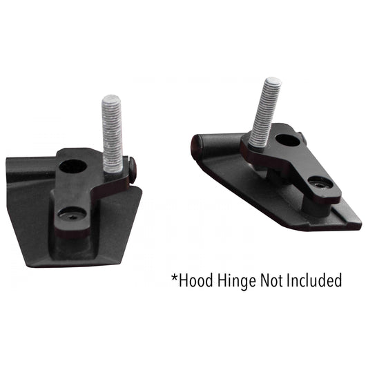 FISHBONE OFFROAD | 07-C Wrangler/20-C Gladiator Hi-Lift Jack Hood Mount Black Textured Powder Coat Stainless Steel | FB31317