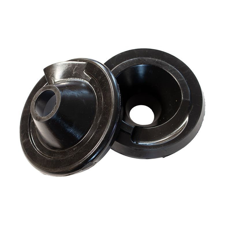 FISHBONE OFFROAD | 18-C Wrangler 3/4In Rear Spacer Kit Black Hd Polyurethane | FB47174