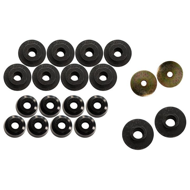FISHBONE OFFROAD | 08-16 F250 Sd Body Mount Bushings Black In Polyurethane | FB47235