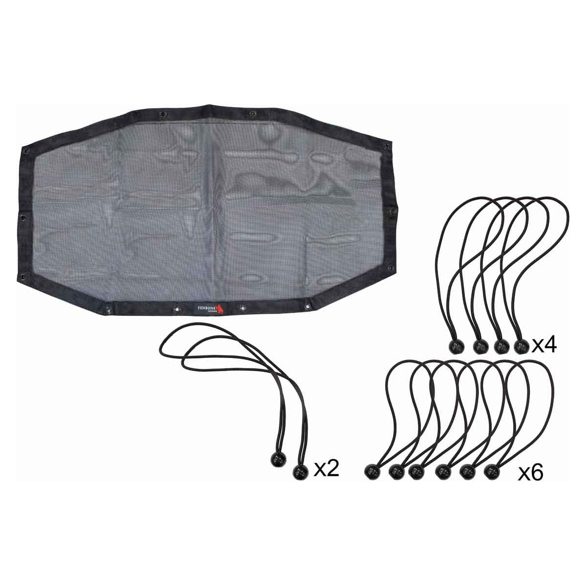 FISHBONE OFFROAD | 18-C Wrangler Unlimited Rear Sun Shade In Nylon Mesh | FB51331