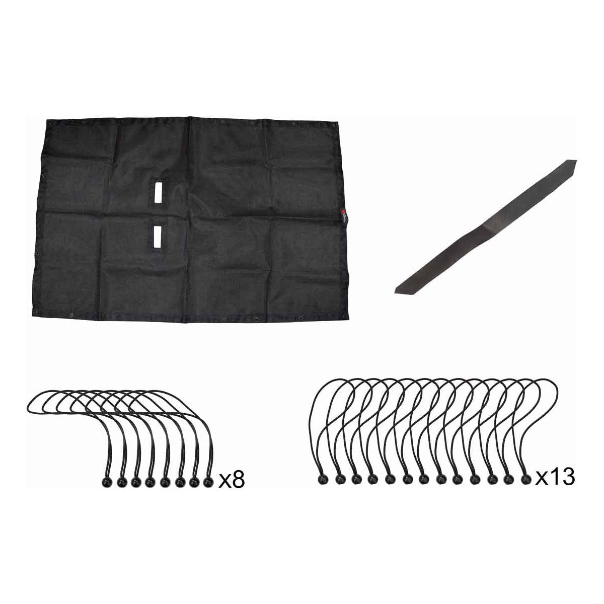 FISHBONE OFFROAD | 18-C Wrangler Unlimited Full Sun Shade In Nylon Mesh | FB51334