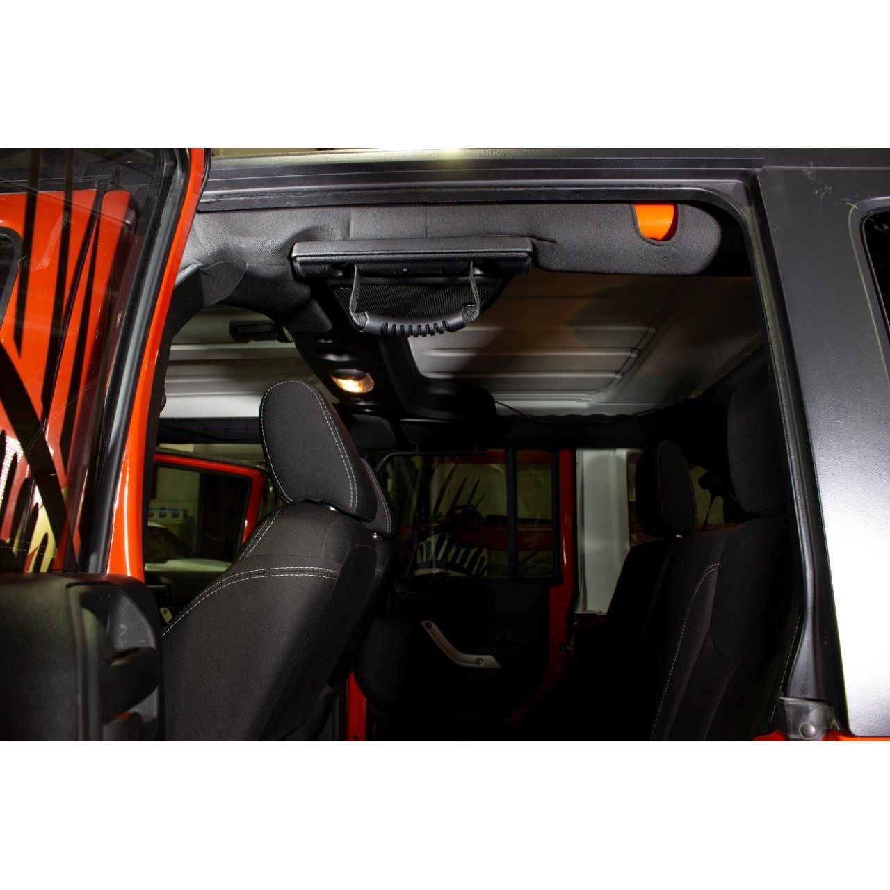 FISHBONE OFFROAD | 07-18 Wrangler Black Grab Handles For A-Pillar & Sound Bar | FB55151