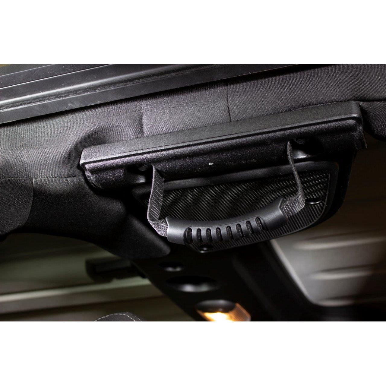 FISHBONE OFFROAD | 07-18 Wrangler Black Grab Handles For A-Pillar & Sound Bar | FB55151