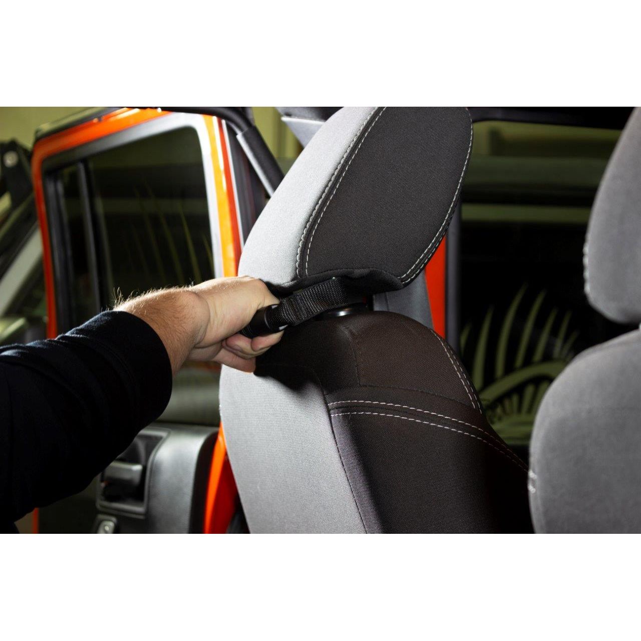 FISHBONE OFFROAD | All Models Wrangler Grab Handles For Head Rest Black | FB55152