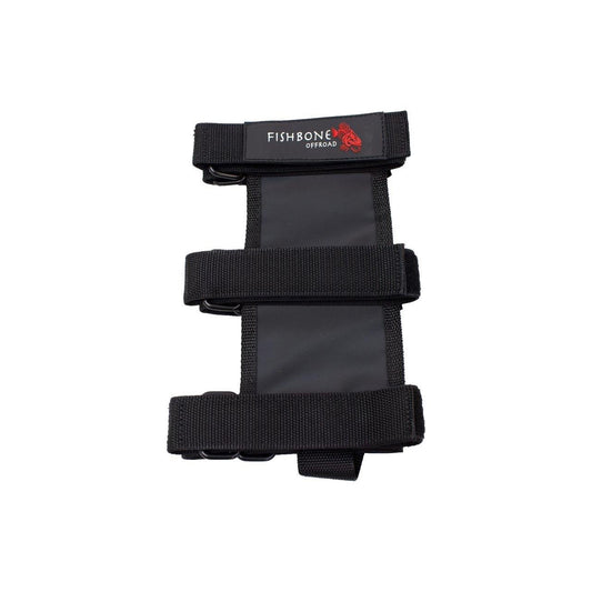 FISHBONE OFFROAD | Fire Extinguisher Holder In Black Nylon Webbing (For 2.5 Or 3 Lbs Extinguisher Fire) | FB55154