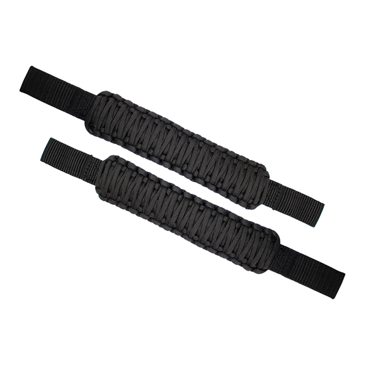 FISHBONE OFFROAD | Black Paracord Head Rest Grab Handles | FB55281