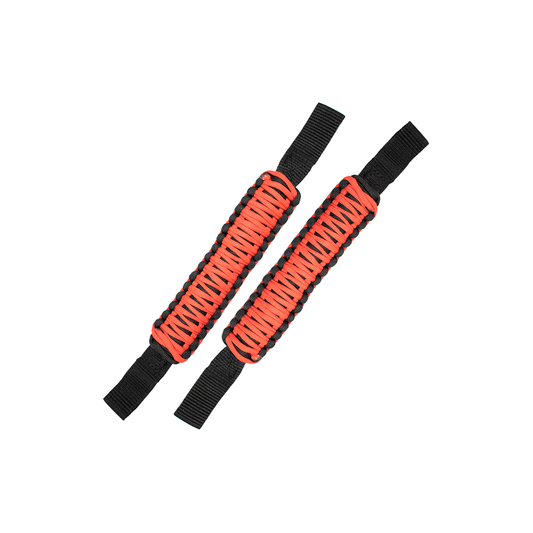 FISHBONE OFFROAD | Red Paracord Head Rest Grab Handles | FB55282