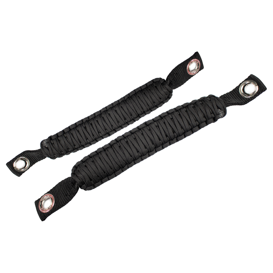 FISHBONE OFFROAD | 07-18 Wrangler Jk Black Paracord Grab Handles For A-Pillar And Sound Bar | FB55283