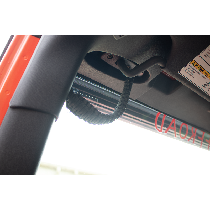 FISHBONE OFFROAD | 07-18 Wrangler Jk Black Paracord Grab Handles For A-Pillar And Sound Bar | FB55283