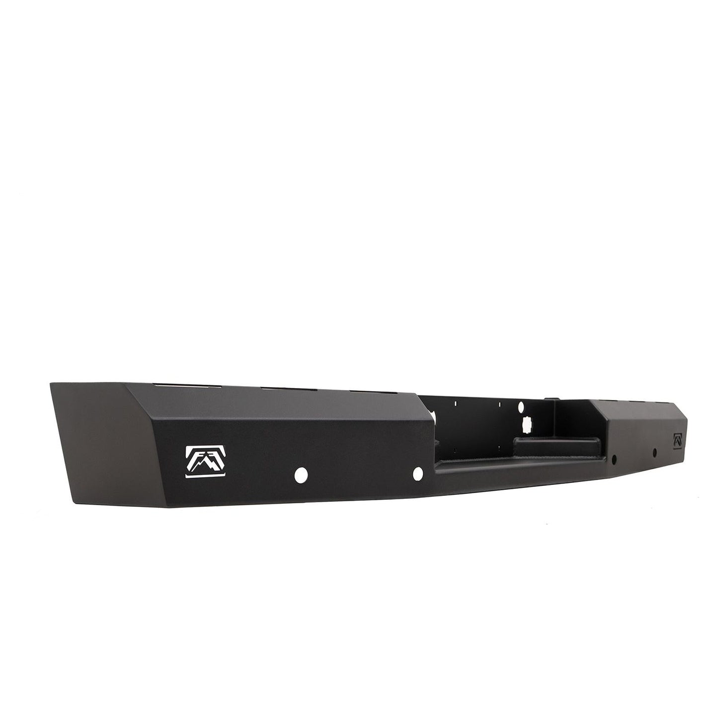 Fab Fours Red Steel Rear Bumper l FF09-RT1750-1