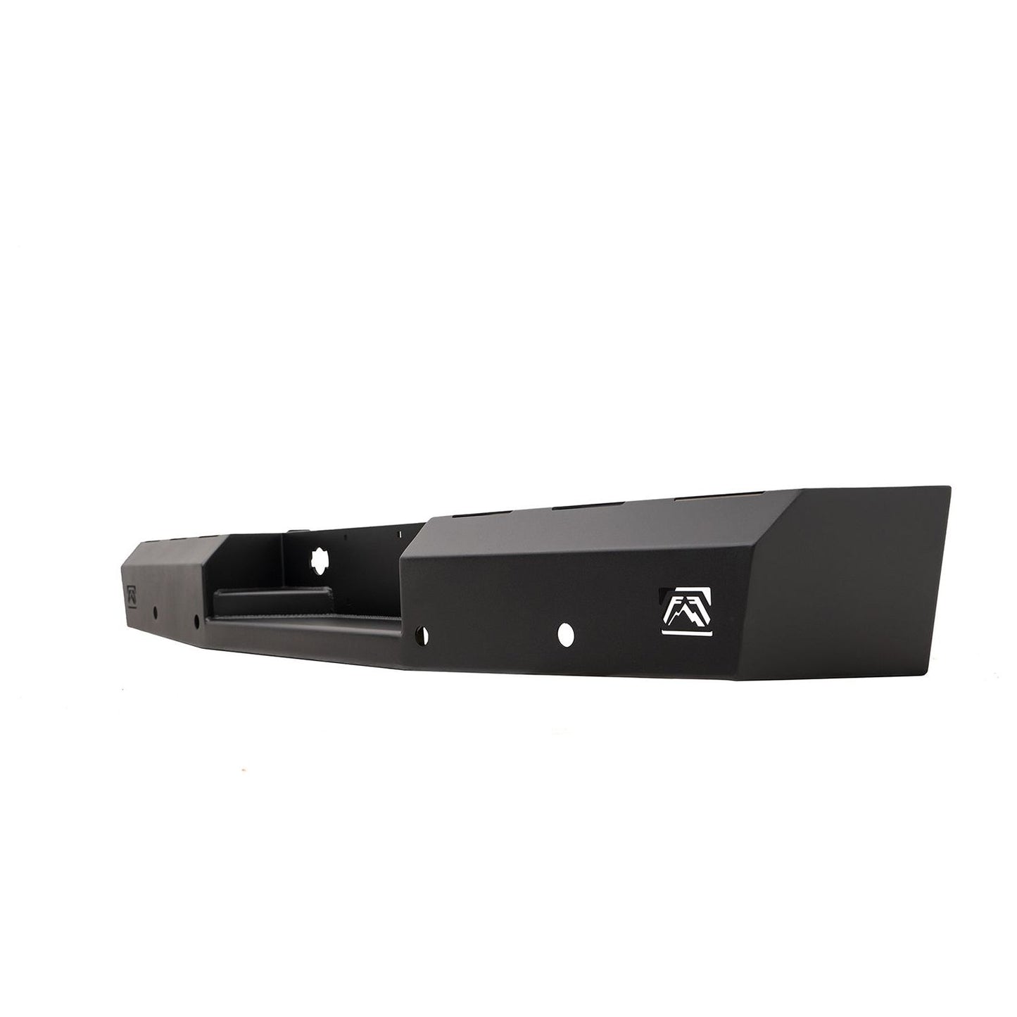 Fab Fours Red Steel Rear Bumper l FF09-RT1750-1