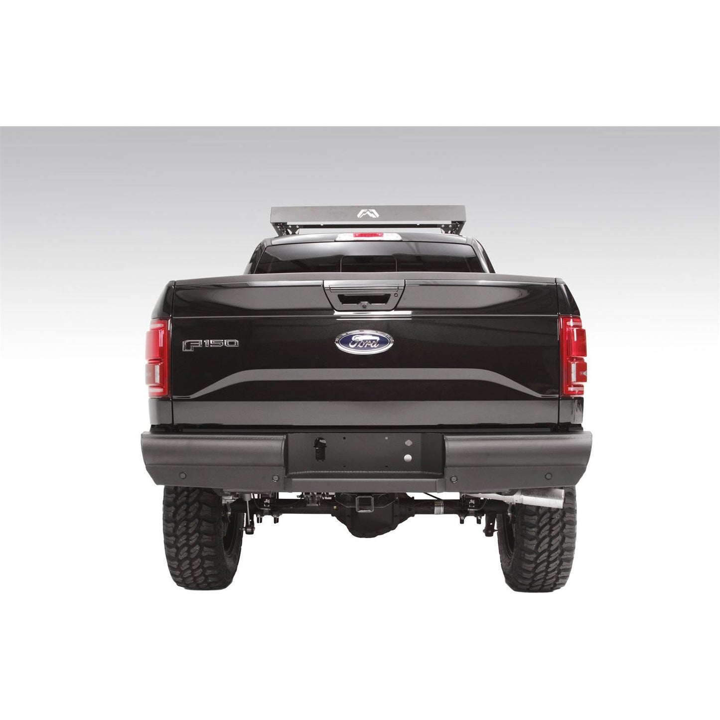 Fab Fours Elite Rear Bumper 2 Stage Black Powder Coated l FF15-U3250-1
