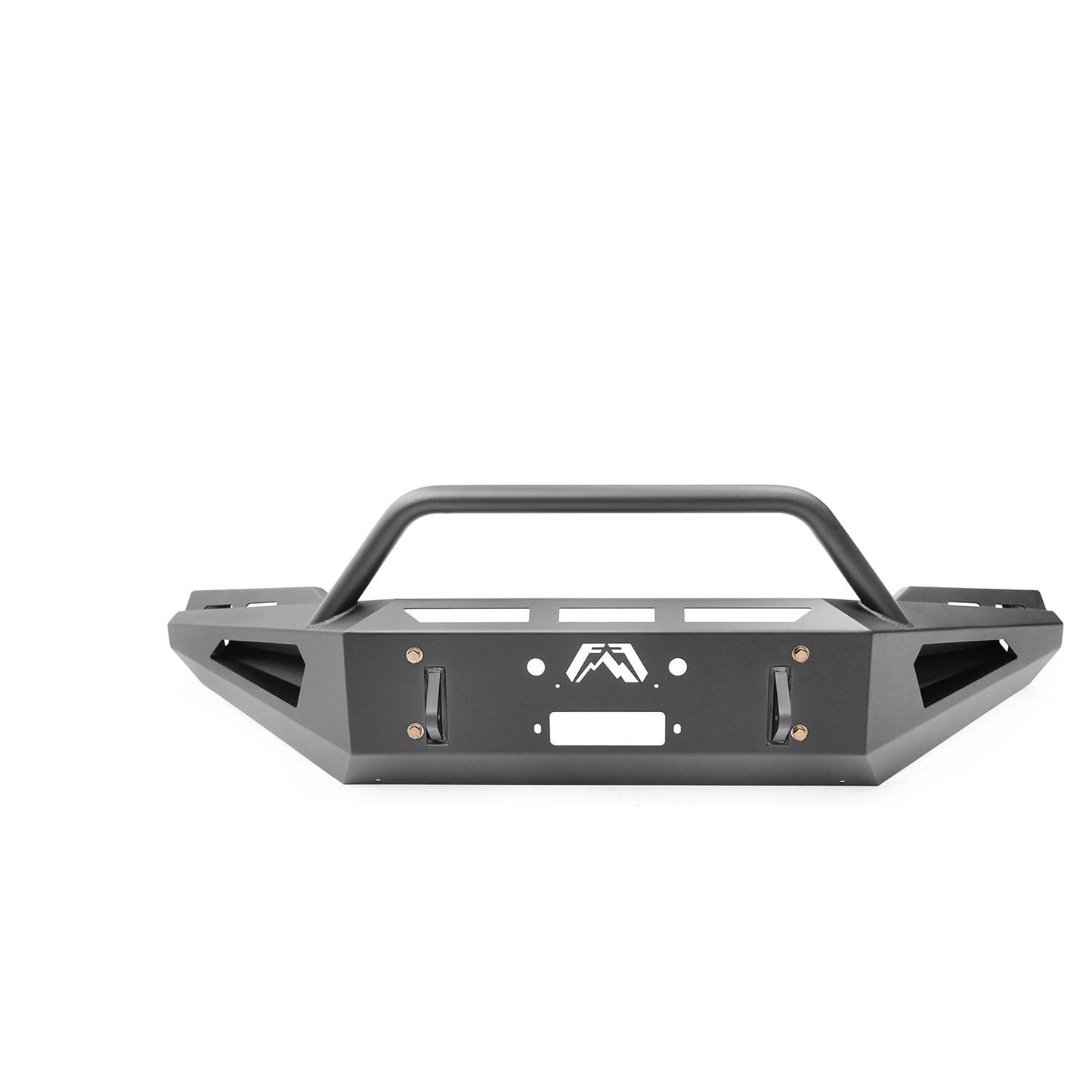 Fab Fours Red Steel Front Bumper w/Pre-Runner Guard l FF18-RS4562-1