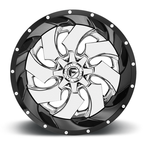 Fuel 1PC D240 CLEAVER CHROME PLATED GLOSS BLACK LIP