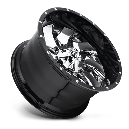 Fuel 1PC D240 CLEAVER CHROME PLATED GLOSS BLACK LIP